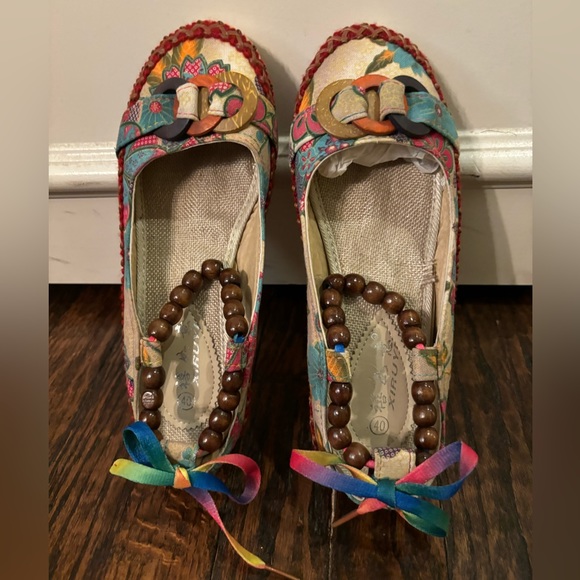 Ladies Bohemian shoes colorful 🥿❤️🧡💚🩵 - Picture 2 of 13